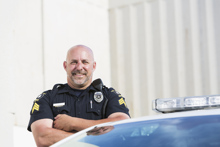 Healthcare and law enforcement professionals collaborating